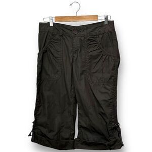 Esprit Women's Capri Pants Size 8 Green Casual‎ Lightweight Breathable